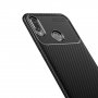 Carcasă din plastic cu textură carbon, pentru Huawei Nova 3i - negru