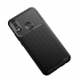 Carcasă din plastic cu textură carbon, pentru Huawei Nova 3i - negru