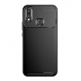Carcasă din plastic cu textură carbon, pentru Huawei Nova 3i - negru