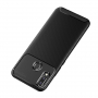 Carcasă din plastic cu textură carbon, pentru Huawei Nova 3i - negru