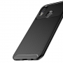 Carcasă din plastic cu textură carbon, pentru Huawei Nova 3i - negru