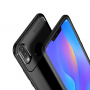 Carcasă din plastic cu textură carbon, pentru Huawei Nova 3i - negru