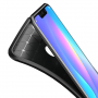 Carcasă din plastic cu textură carbon, pentru Huawei Nova 3i - negru