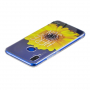 Carcasă din plastic floarea soarelui, pentru Huawei Nova 3i - transparent