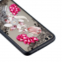 Carcasă din plastic întărit flori roz, pentru Huawei P Smart - transparent