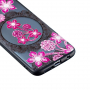 Carcasă din plastic întărit flori roz, pentru Honor 10 - transparent