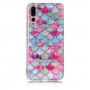 Carcasă din plastic solzi, pentru Huawei P20 Pro - naturală