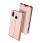 Husă flip Dux Ducis Skin Pro, pentru Honor 10 Lite - roz-auriu
