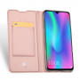 Husă flip Dux Ducis Skin Pro, pentru Honor 10 Lite - roz-auriu