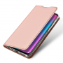 Husă flip Dux Ducis Skin Pro, pentru Honor 10 Lite - roz-auriu