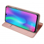Husă flip Dux Ducis Skin Pro, pentru Honor 10 Lite - roz-auriu