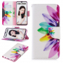 Husă flip flori, pentru Huawei P Smart (2019) / Honor 10 Lite - colorat