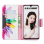 Husă flip flori, pentru Huawei P Smart (2019) / Honor 10 Lite - colorat
