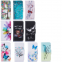 Husă flip flori, pentru Huawei P Smart (2019) / Honor 10 Lite - colorat