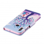 Husă flip copac a bufnițe pentru Honor 10 Lite / Huawei P Smart (2019) - colorat