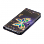 Husă flip Fluture, pentru Honor 10 Lite / Huawei P Smart (2019) - negru