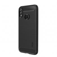 Carcasă Mofi din plastic cu textură șlefuită, pentru Honor 10 Lite - negru