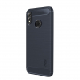Carcasă Mofi din plastic cu textură șlefuită, pentru Honor 10 Lite - albastru închis