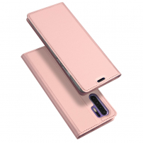 Husă flip Dux Ducis Skin Pro, pentru Huawei P30 Pro - roz-auriu