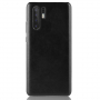 Husă din piele pentru Huawei P30 Pro - negru