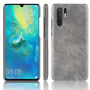 Husă din piele pentru Huawei P30 Pro - gri