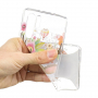 Carcasă din plastic cerb cu flori, pentru Huawei P30 Pro - transparent