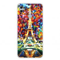 Carcasă din plastic Turnul Eiffel pentru Honor 10 Lite - naturală