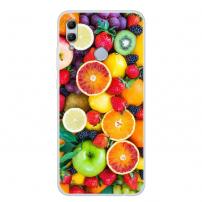 Carcasă din plastic fructe, pentru Honor 10 Lite - naturală