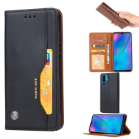 Husă flip din piele, pentru Huawei P30 Pro - negru