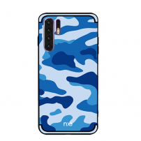 Carcasă din plastic Nxe, camuflaj, pentru Huawei P30 Pro - albastru