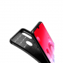 Carcasă din plastic cu textură carbon, pentru Honor 10 Lite / Huawei P Smart (2019) - negru