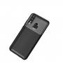 Carcasă din plastic cu textură carbon, pentru Honor 10 Lite / Huawei P Smart (2019) - negru