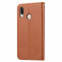 Husă flip tip portofel, pentru Huawei P30 Lite - maro