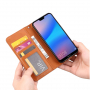 Husă flip tip portofel, pentru Huawei P30 Lite - maro