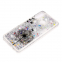 Carcasă din plastic cu paiete plutind, păpădie, pentru Huawei P30 Lite - argintiu
