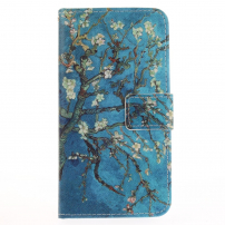 Husă flip migdal, pentru Huawei P10 Lite - albastru