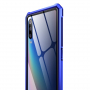 Carcasă cu ramă metalică și sticlă durificată, pentru Xiaomi Mi 9 - albastru