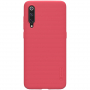 Carcasă cu caneluri Nillkin, din plastic durificat, pentru Xiaomi Mi 9 - roșu