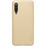 Carcasă cu caneluri Nillkin, din plastic durificat, pentru Xiaomi Mi 9 - auriu