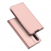 Husă din piele Dux Ducis Skin Pro, pentru Xiaomi Mi 9 - roz-auriu