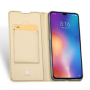 Husă din piele Dux Ducis Skin Pro, pentru Xiaomi Mi 9 - auriu