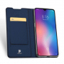 Husă din piele Dux Ducis Skin Pro, pentru Xiaomi Mi 9 - albastru închis