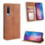 Husă flip din piele, vintage, pentru Xiaomi Mi 9 - maro