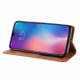 Husă flip din piele, vintage, pentru Xiaomi Mi 9 - maro