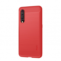 Carcasă Mofi cu textură șlefuită, pentru Xiaomi Mi 9 - roșu