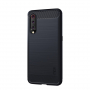 Carcasă Mofi cu textură șlefuită, pentru Xiaomi Mi 9 - albastru închis