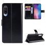 Husă tip portofel, din piele, pentru Xiaomi Mi 9 - negru