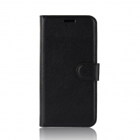Husă flip cu textură de piele, pentru Google Pixel 3XL - negru