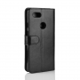 Husă tip portofel, din piele artificială, pentru Google Pixel 3XL - negru