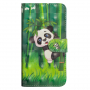 Husă flip panda pentru Google Pixel 3 - verde